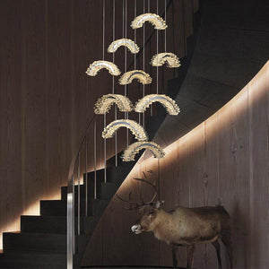 Primary Staircase Crystal Chandelier-Vancei