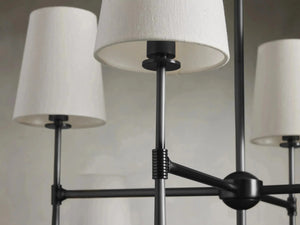 Rhodes 2-Tier Round Chandelier For Living Room-Vancei