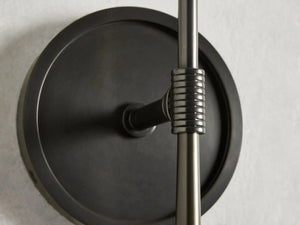 Rhodes Linen Wall Sconce For Bedroom-Vancei