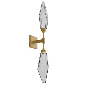 Rosy Crystal Double Wall Sconce-Vancei
