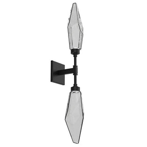 Rosy Crystal Double Wall Sconce-Vancei