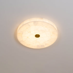 Round Alabaster Ceiling Lamp - Oasislives