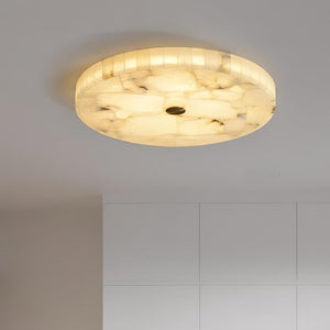 Round Alabaster Ceiling Lamp - Oasislives
