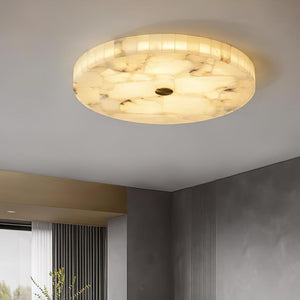 Round Alabaster Ceiling Lamp - Oasislives