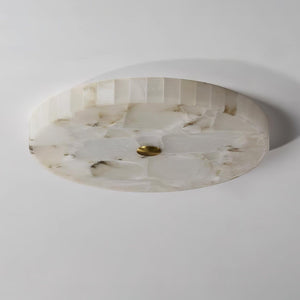 Round Alabaster Ceiling Lamp - Oasislives