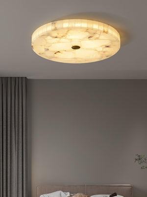 Round Alabaster Ceiling Lamp - Oasislives