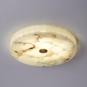 Round Alabaster Ceiling Lamp - Oasislives