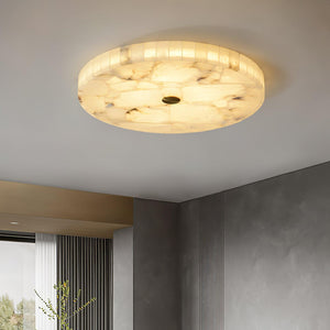 Round Alabaster Ceiling Lamp - Oasislives