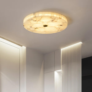 Round Alabaster Ceiling Lamp - Oasislives