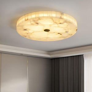 Round Alabaster Ceiling Lamp - Oasislives