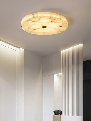 Round Alabaster Ceiling Lamp - Oasislives