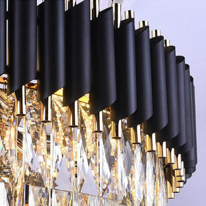 Sheila Oval Crystal Chandelier-Vancei