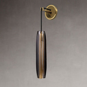 Mingo Crystal Pendant Shade Wall Sconce-Vancei