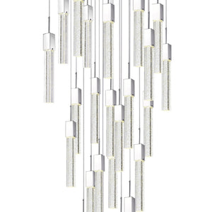 Sparkling Night Chandelier Vertical // XL 25 Light