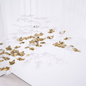 Tidal Art Glass Chandelier (With Canopy)