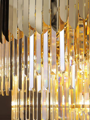 William Multi Tier Crystal Chandelier-Vancei