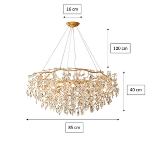 Doris Round Modern Branch Chandeliers-Vancei