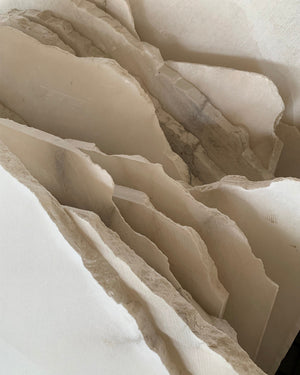 Alabaster Tubular Wall Light, 45cm - Oasislives