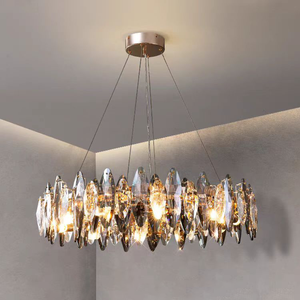Flor Crystal Round Chandelier-Vancei