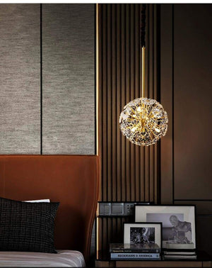 Classic Brass Dandelion Chandelier-Vancei
