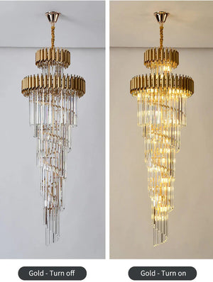 Cyrus Multiple Tier Crystal Chandelier-Vancei