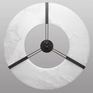 Glacera Round Alabaster Chandelier