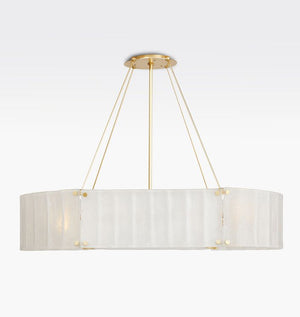 Willamette 48" Oval Round Crystal Chandelier