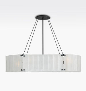 Willamette 48" Oval Round Crystal Chandelier