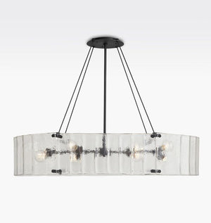 Willamette 48" Oval Round Crystal Chandelier