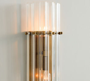 Mallory Crystal Double Sconce 27"