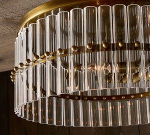 Lumiere Crystal Round Flush Mount 18"