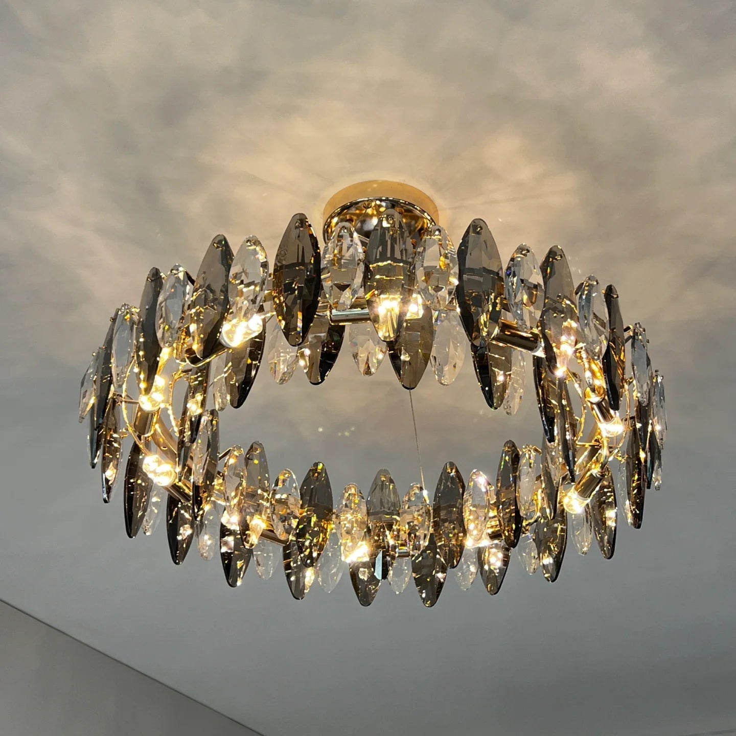 Flor Crystal  Round Chandelier-Vancei