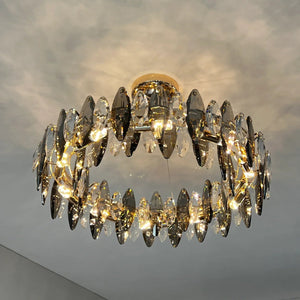 Flor Crystal  Round Chandelier-Vancei