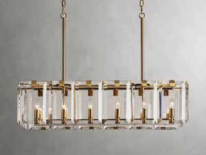 Crystal Prism Rectangular Chandelier 40''53''