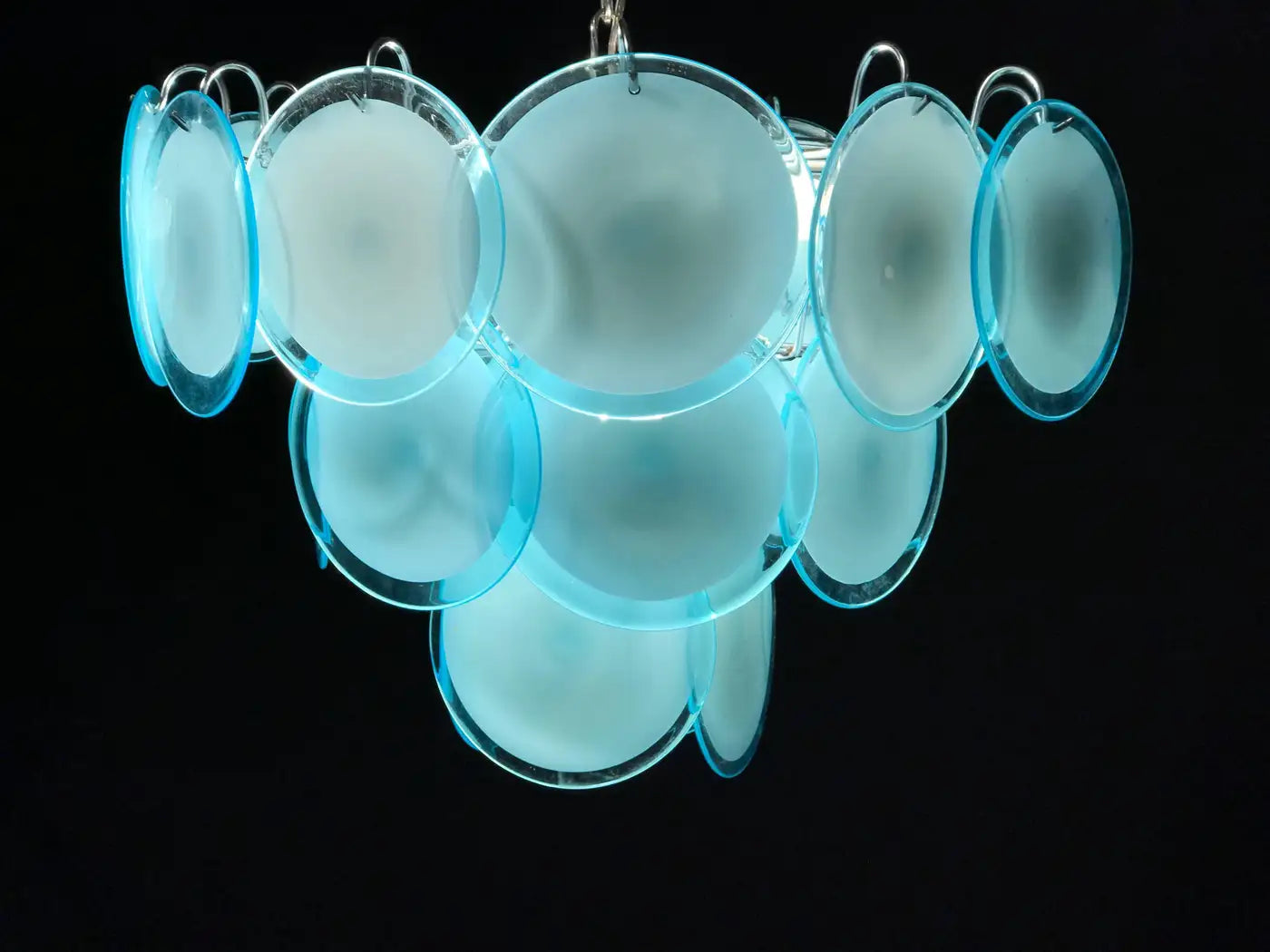 Vistosi Disc Murano Chandelier