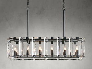 Crystal Prism Rectangular Chandelier 40''53''