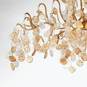 Campo Round Flush Mount Ceiling Fixture 7 Light 27"
