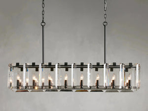 Crystal Prism Rectangular Chandelier 40''53''