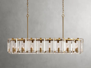 Crystal Prism Rectangular Chandelier 40''53''