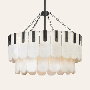 Nadia Alabaster Chandelier 30" 41"