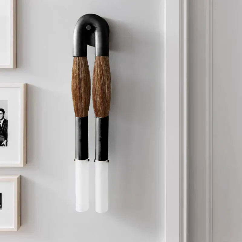 Antonia Horsehair Double Sconce