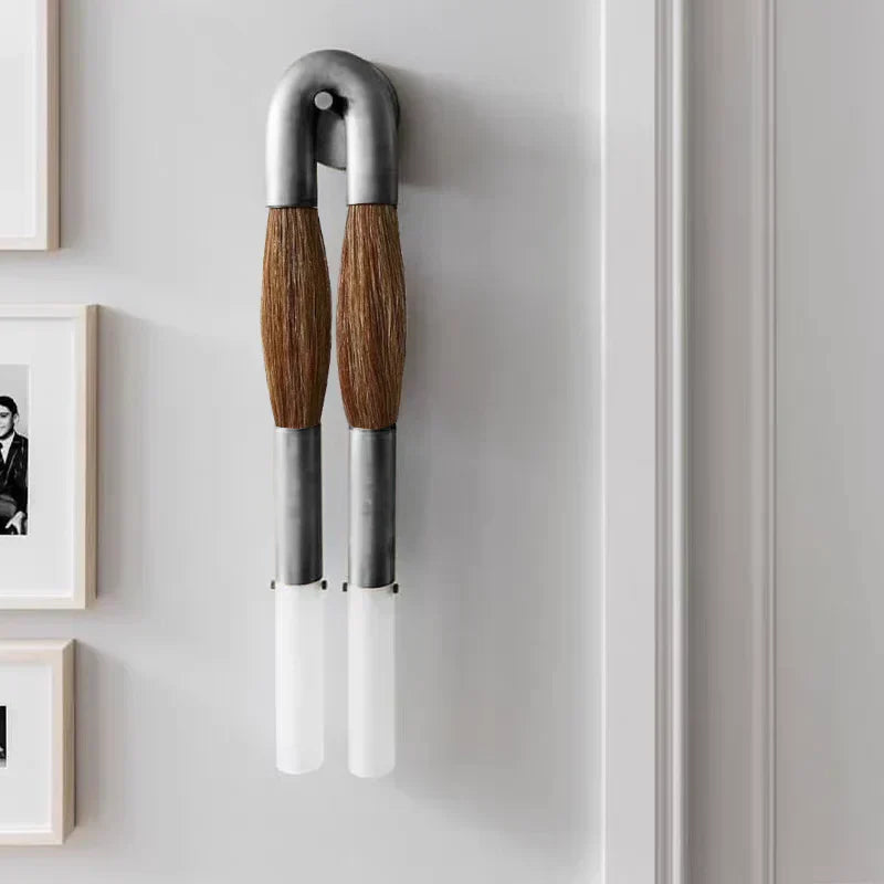 Antonia Horsehair Double Sconce
