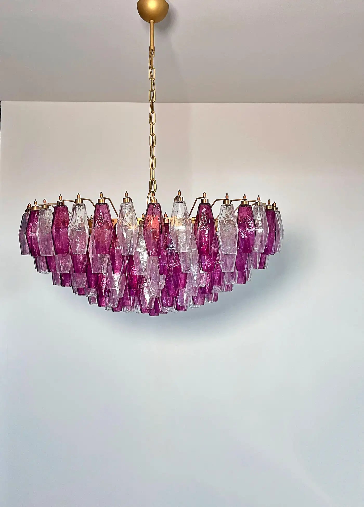 Large Bold Colorful Murano Chandelier