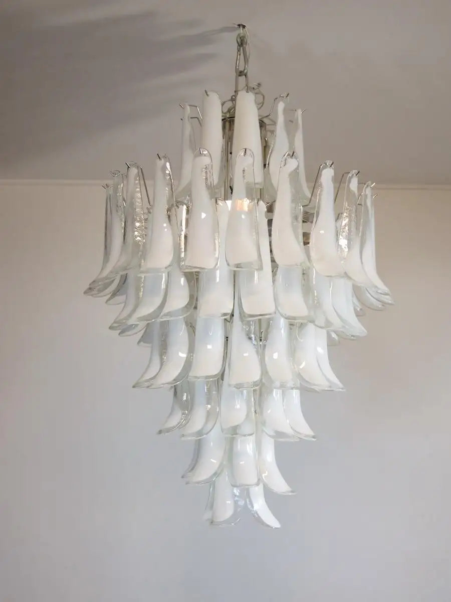 Chandelier Mazzega Murano, Italy - 85 glass petals