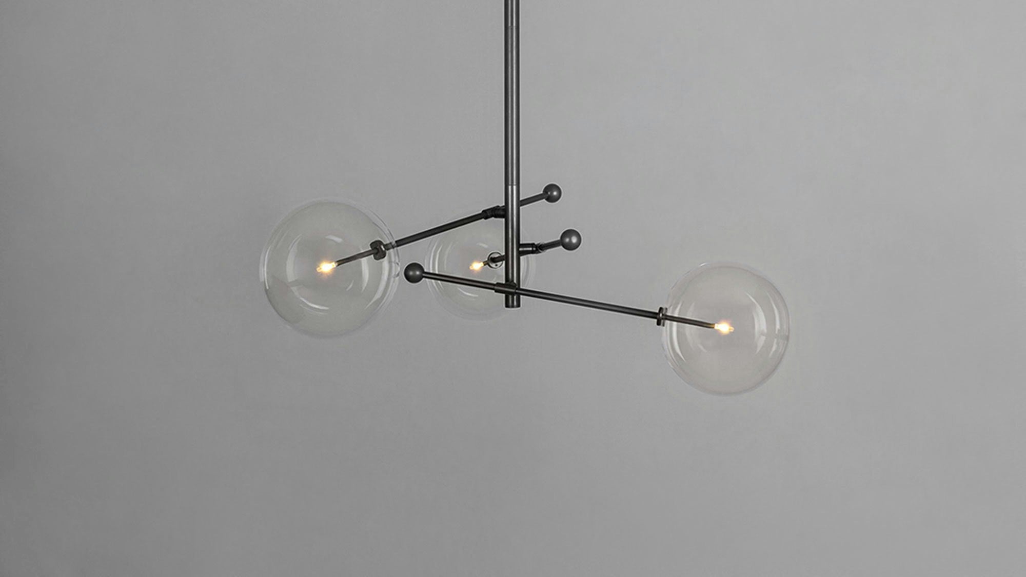 RD 15 3 Arms Chandelier