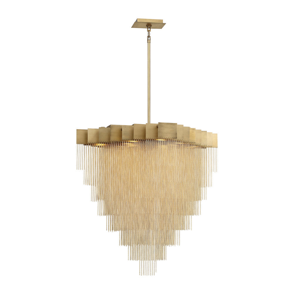 Bloomfield LED Chandelier Gold
