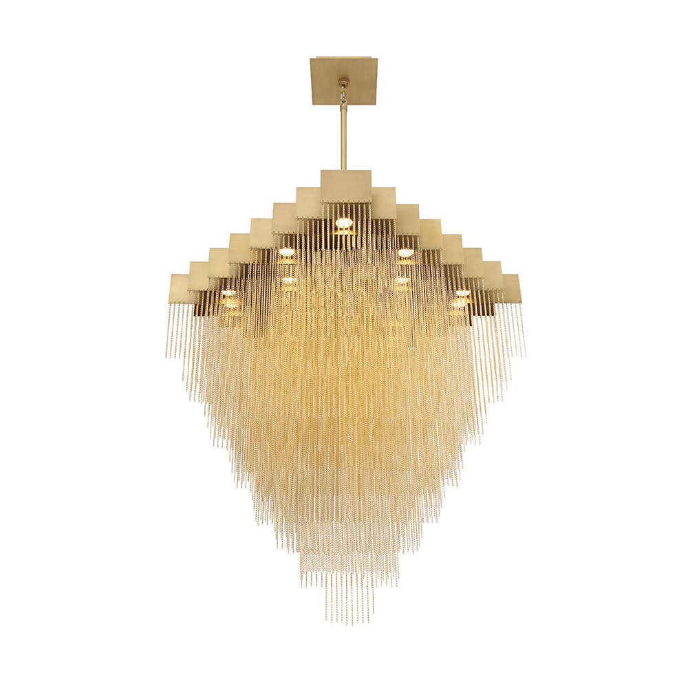 Bloomfield LED Chandelier Gold