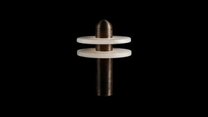 Median Alabaster Table Lamp