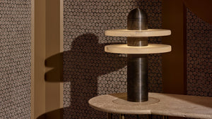 Median Alabaster Table Lamp