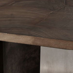 Loranco Ash Entrance Console Wood Hallway Entryway Table With Steel Base